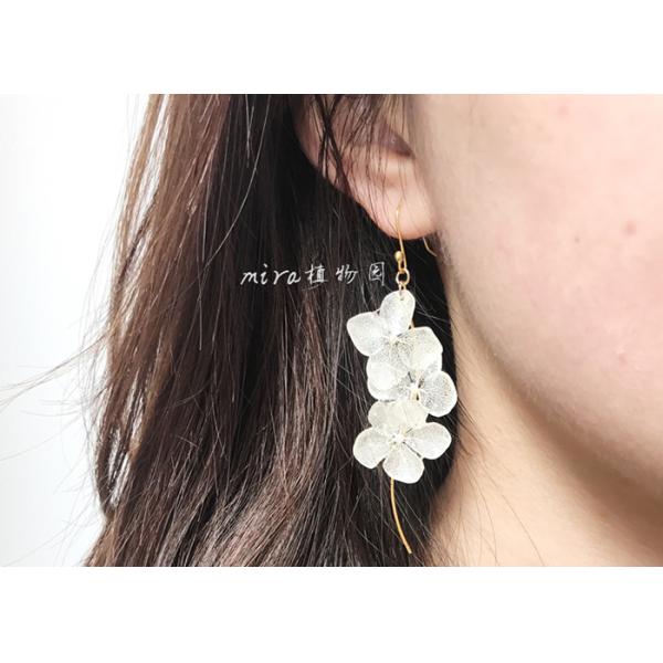 Most Popular Japan Designed Hydrangea Paradise Jhumka Long Chain Earrings With Pure Silver 925