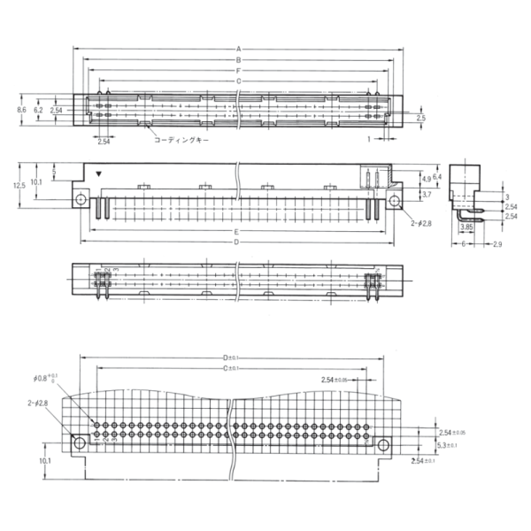 High Reliability OMRON XC5B 2031 0 DIN Twin Contact Connectors Suitable for AWG24 to AWG30 Wire Sizes