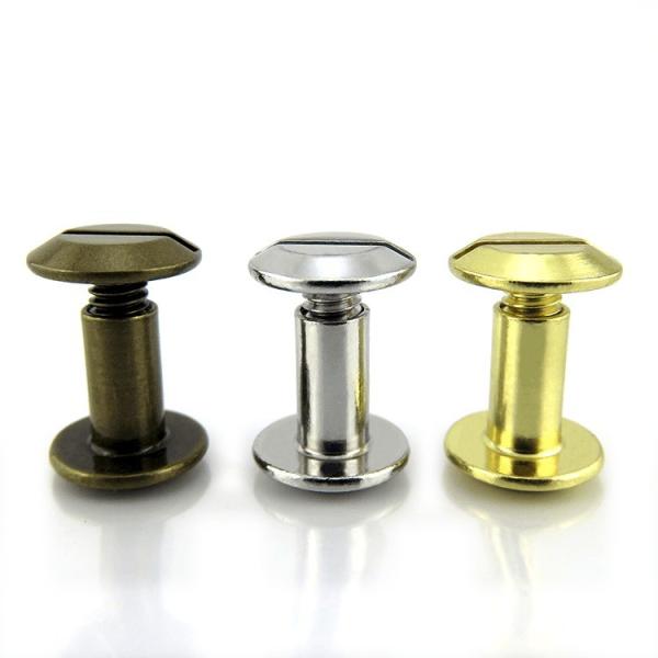M3 vis à tête ronde de Chicago pour fixation en laiton inoxydable en aluminium