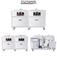 do motor inoxidável duplo de Steelcan do entalhe de 96Liter 1500w tanque mais limpo ultrassônico do anel-D da máquina