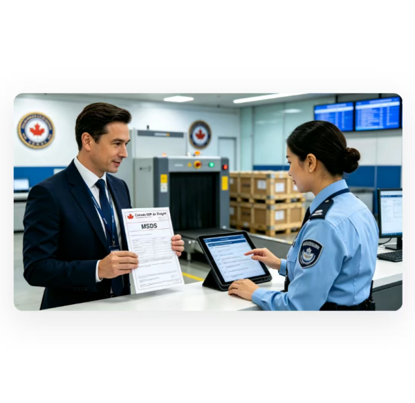 Canada DDP Air Freight Shipping Door To Door For Battery / Magnetic Goods