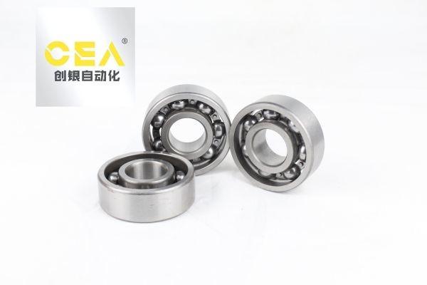 Miniature Deep Groove Ball Bearings 6200ZZ 6202 Rubber Cover Iron Cover