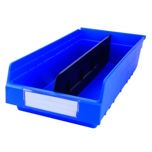 PP Customized Color Warehouse Storage Racking Crate Plastic Shelf Bin Office Organizer