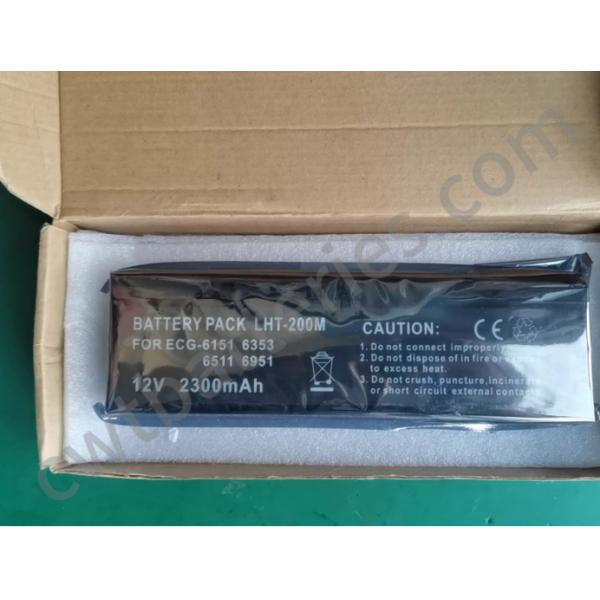 Batterie compatible LHT-200M pour Nihon Kohden ECG-6851K 6511 6551 9120 6151 6353 6511 6951 12V 2300mAh Partie d'équipement médical