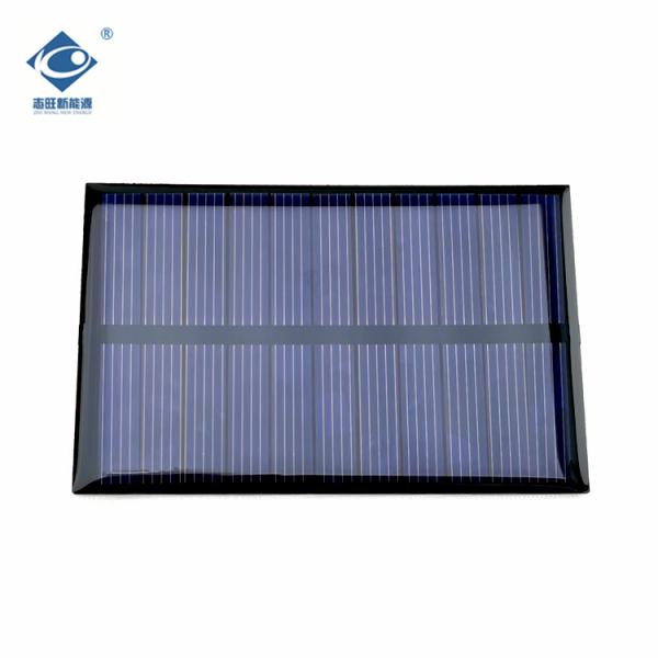 5.5V Strip Solar Photovoltaic Panel 0.6W Customizable Mini Epoxy Solar Panel ZW-8454