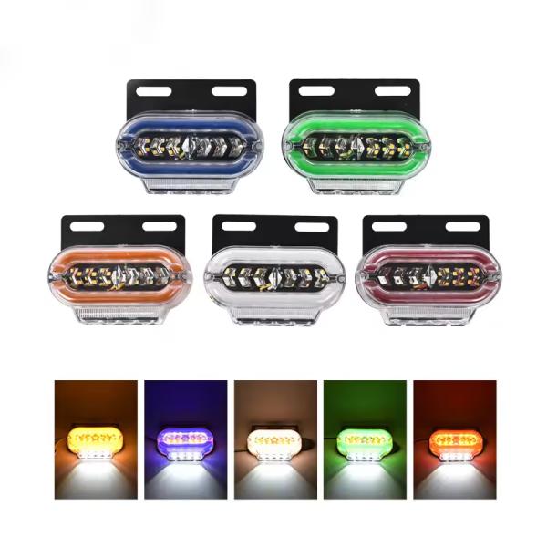 Universal COB Lamp Type LED Side Marker Light for Mercedes Trailer Truck Van Fender