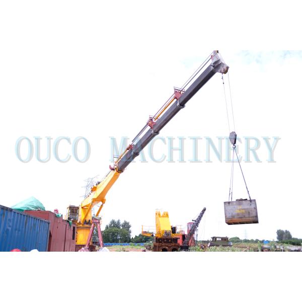 360 Degree Slewing Marine Telescopic Boom Crane 110KW