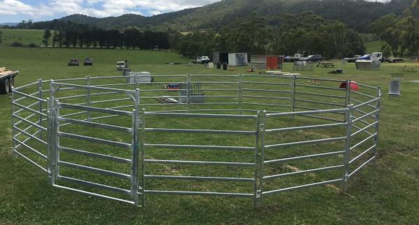 15m Diameter Horse Round Yard Panel 22Pcs incl. 3m tall Gate 30x60mm