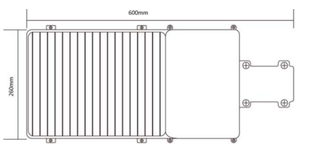 Intelligent Outside All In One LED Solar Street Light Easy Installation 20W in Urban roads CE Approved
