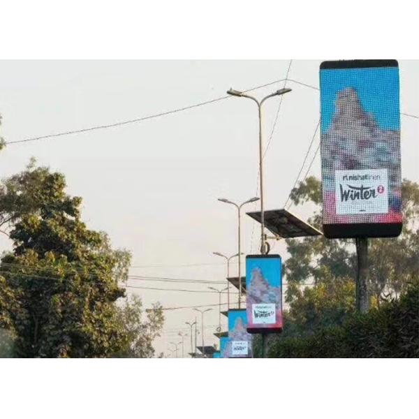 P3.33 SMD1921 6500CD Light Pole LED Sign For Advertising