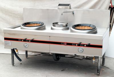Queimador comercial do gás dois que cozinha a escala 1900mm para o hotel, de aço inoxidável