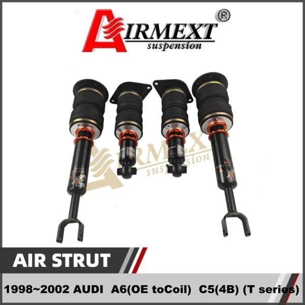 Para AUDI A6 (OE a bobina) C5 (4B) (1998~2002) Kit de suspensión neumática / Conjunto de resorte neumático / Repuestos de automóviles / neumático