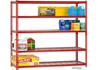 Dimensão personalizada revestida pó da prateleira do racking do dever painel de aço claro