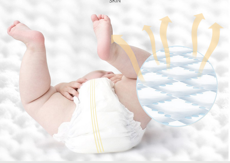 Advanced SAP Technology Baby Diapers Quick Absorption Japan Sumitomo Core Thin Design