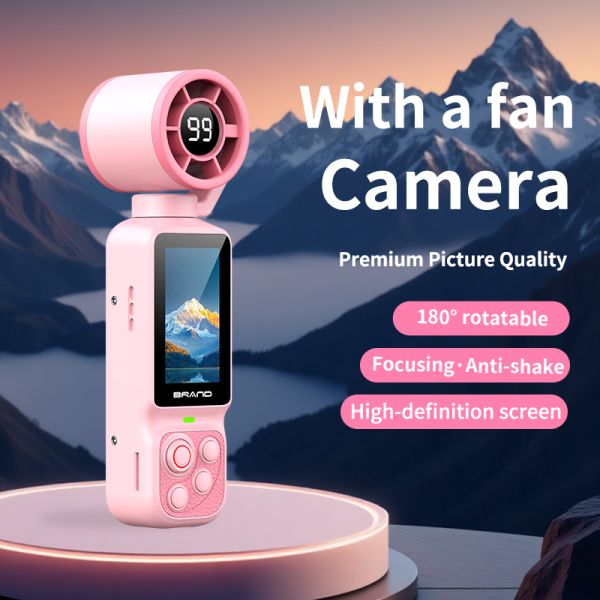 LK033 4K Handheld Action Camera Ultra HD With Tripod Stand Vlog Camera