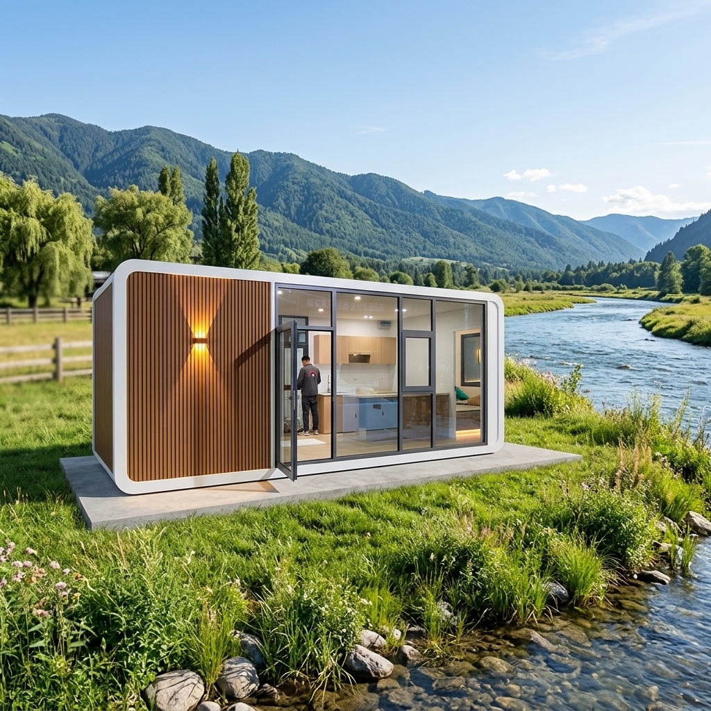 Long-Lasting Steel Prebuilt Cottage, Trouble-Free Split Pack Prefab Box
