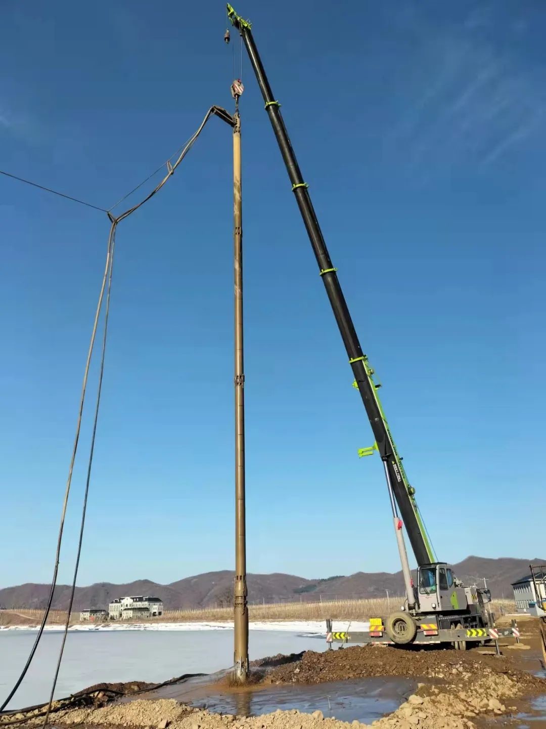 Bvem 180 Kw Виброфлот Vc и Vr Каменная колонна песок уплотнение улучшение почвы