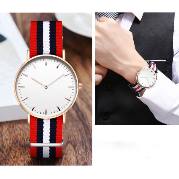 316L Stainless Steel Unisex Custom Design Watches 50m Waterproof