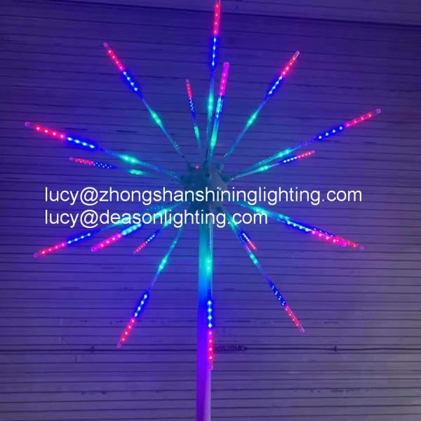 Outdoor led firework light christmas wedding events decoration