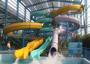 Corrediça de água do tubo do corpo adulto/equipamento parque do Aqua 3 anos de