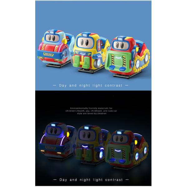 Máquina de plástico para brincar com crianças