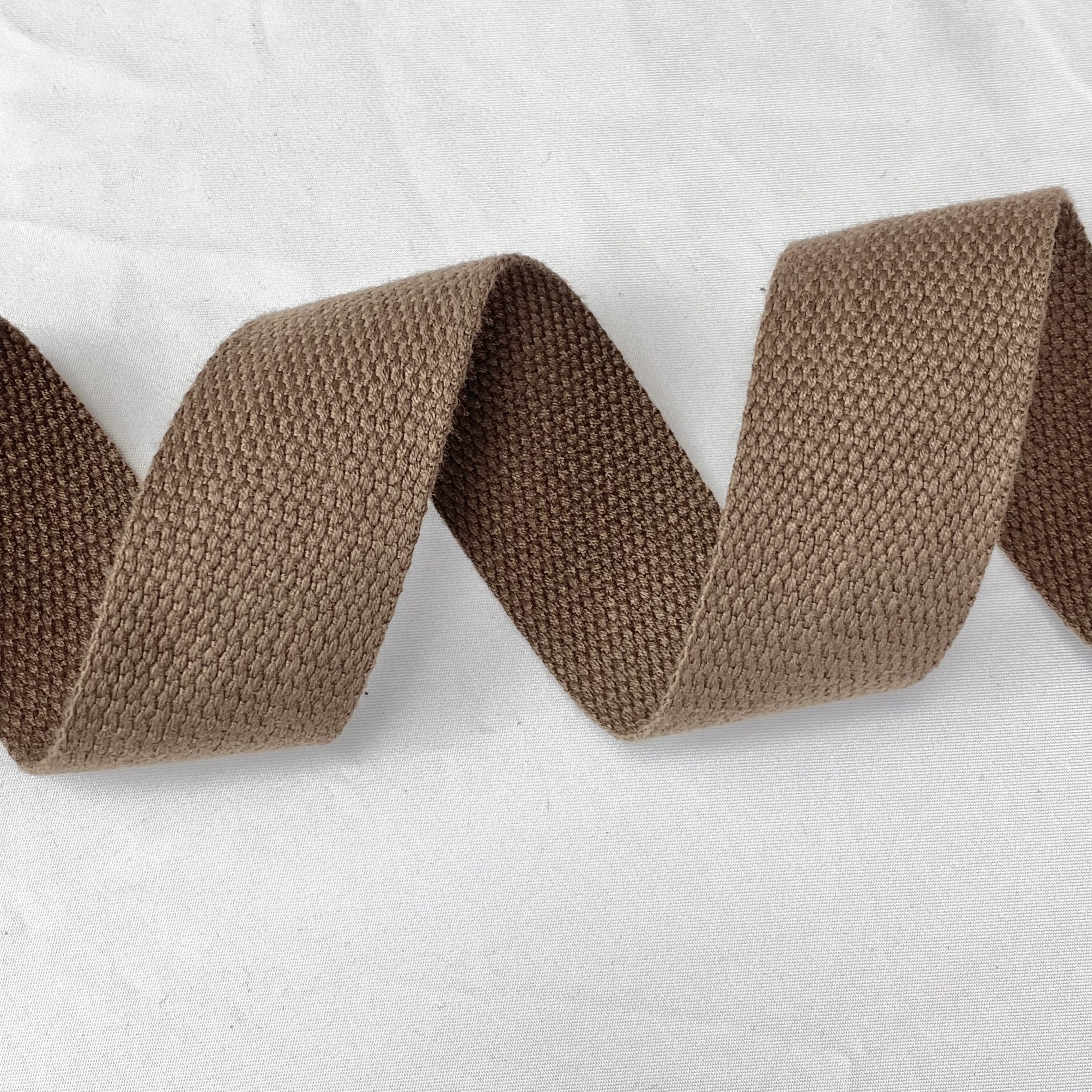 Soft bead Polyester-cotton webbing in a variety of colors Dupont Tote bag strap Textiles