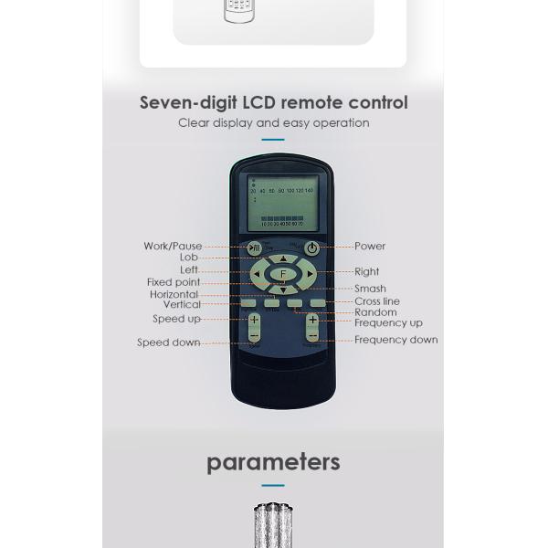 Máquina de alimentação do badminton de controle remoto de 180 bolas