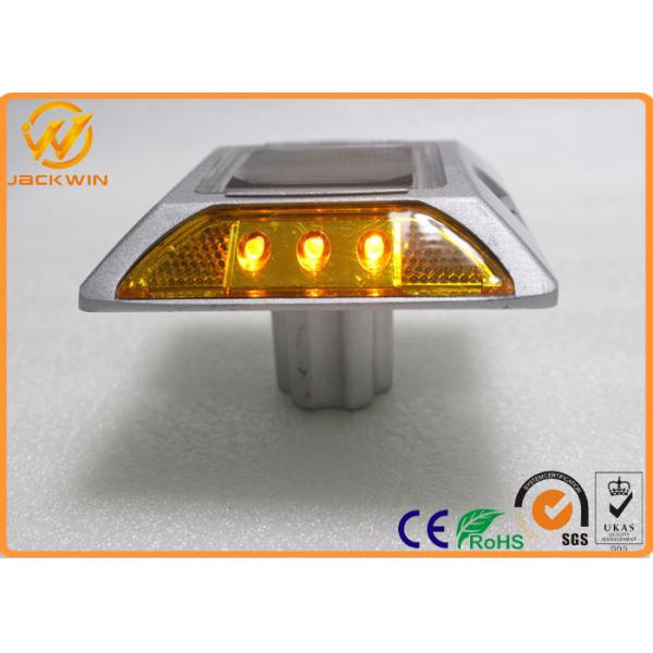 High Compression Resistant Solar Aluminum Road Cats Eyes 130 * 120 * 75mm