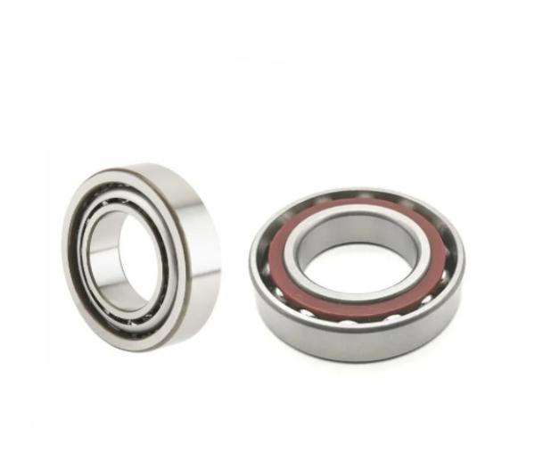 P5 P4 Precision Angular Contact Ball Bearings ID 17mm With Nylon Cage