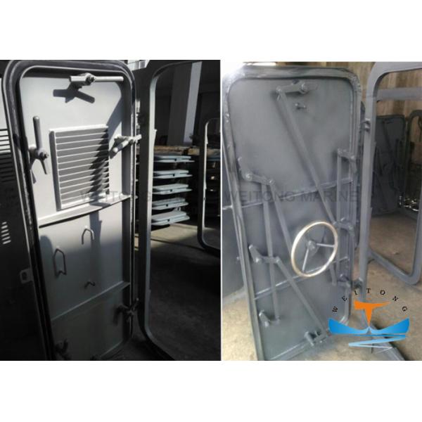 Quick Open Aluminum Marine Doors Anodized Baking Surface With Kick - Out Panel​
