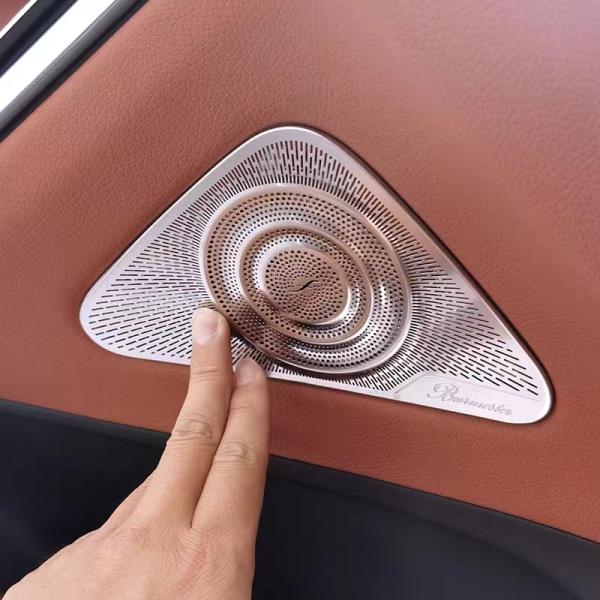 Atmosphere Lights Illuminate Dash Speaker Cover 64 Color Ambient Light For Mercedes Benz W223
