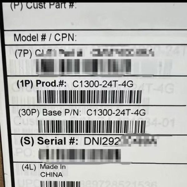 C1300-24T-4G Cisco 24 Port Switch​ withh 4 SFP Uplink