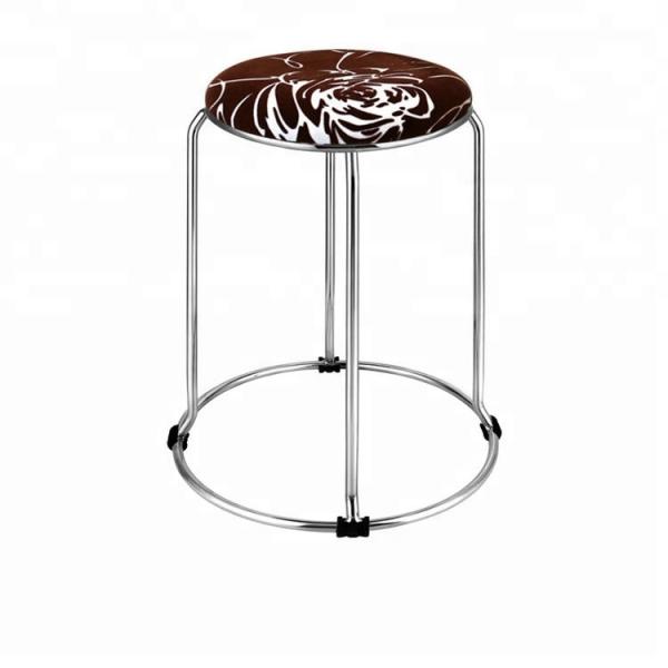 Custom Made PU Dining Chairs , Practical Leather Dining Room Chairs