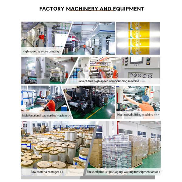 Embalaje compatible con VFFS biodegradable para alimentos, café, cosméticos y bolsas de azúcar