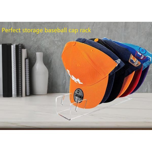 Простая установка акриловые полки для бейсбола, шапки держатель шляпы организатор