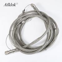 Stainless Steel Flexible High Pressure Braided Hose 1m/2.5m/5m Working Pressure 3000psi with Safety protection Cable