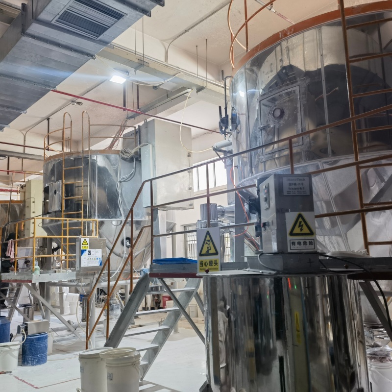 Energy Saving Centrifugal Spray Dryer Machine , Spray Drying Granulator For Egg Powder
