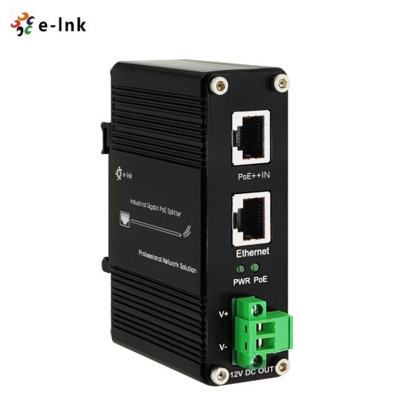 Внешний PoE Splitter 802.3bt 12V DC 36W Выход Din Rail Гигабитный распределитель питания Ethernet