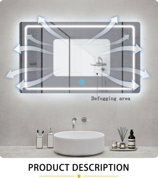 300x400mm Square Mirror Heating Pad Stick Behind the Mirror Electronic Defogger Film