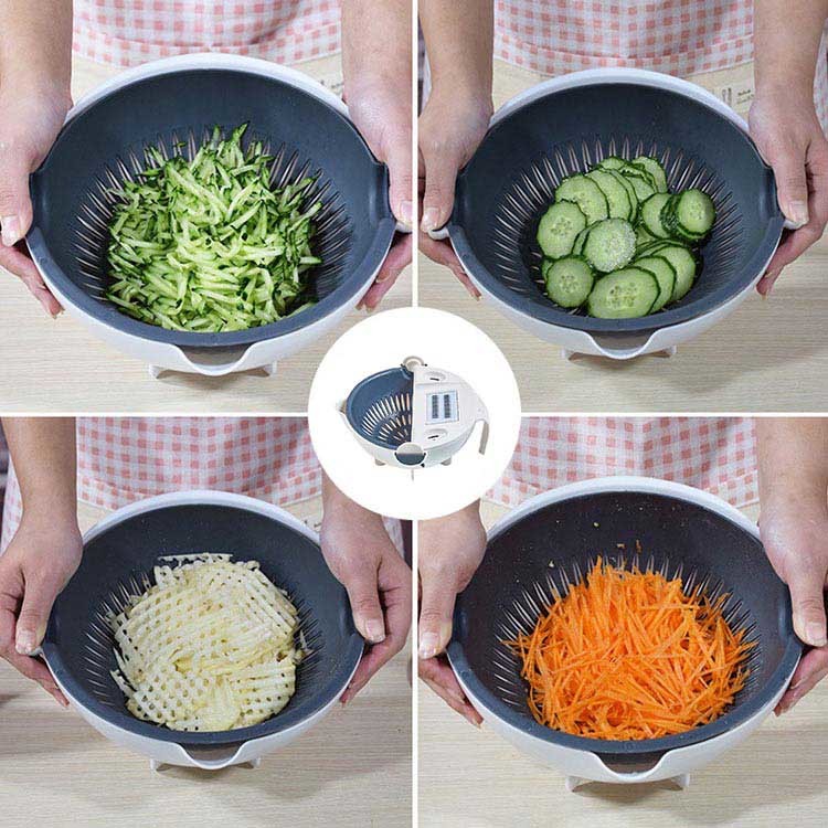 Slicer Multi овоща лезвий пластикового ручной с плодом Peeler белым