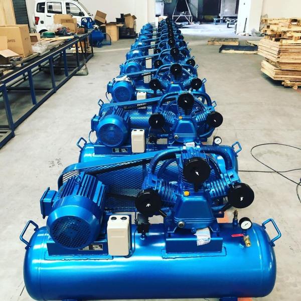 Single Phase Belt Driven Air Compressor Piston Air-compressor With 3HP Motor For Sale