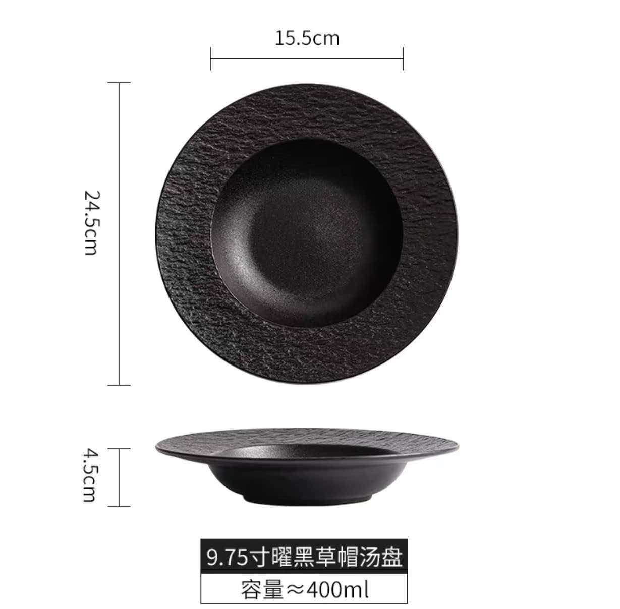 soup plate.