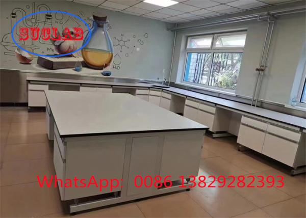 Fire Resistant Epoxy Resin Chemistry Lab Workbench Chemical Resistant Lab Workbench