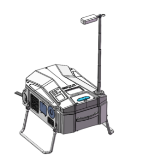 3KW Tethered Drone System Mobile Tethered System Portable