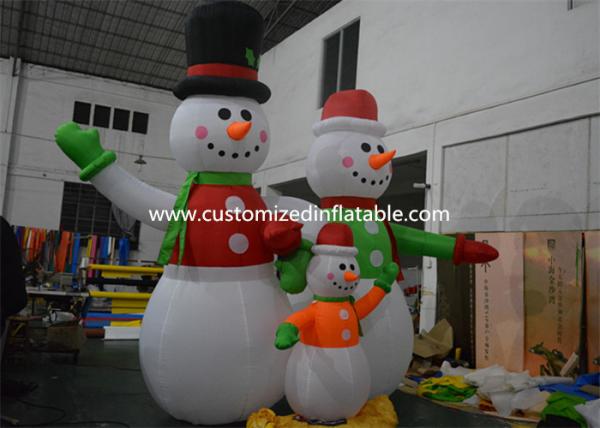 Giant Inflatable Snowman Blow up Christmas Santa Claus Yard Decoratoin