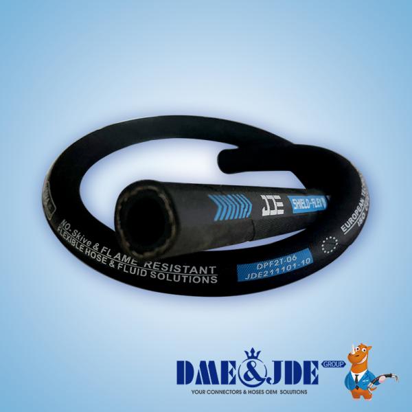 BS EN 1762 LPG Hoses 1W Wire Braided Fluid Hose Synthetic Rubber 3/8''-2''