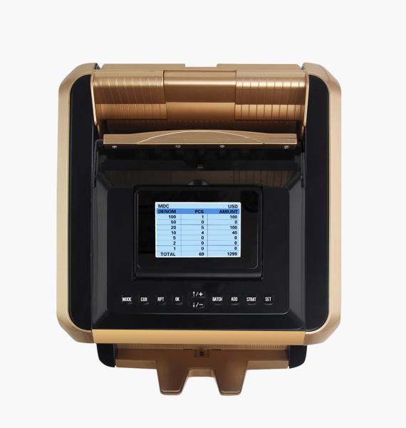 Professional Multi Currency Value Automatic Money Counter  Counterfeit Detection EURO VALUE COUNTER DETECTOR for banks