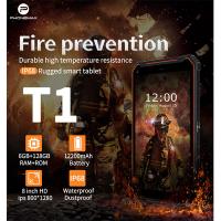 Shockproof Ruggedized Android Tablet Bluetooth BT4.1 E Carregador Cable USB