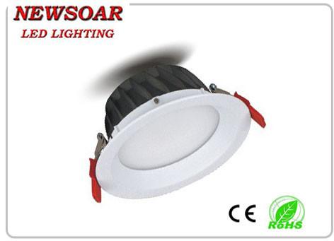 Bright aluminum white led downlights fitting for office made by China factory