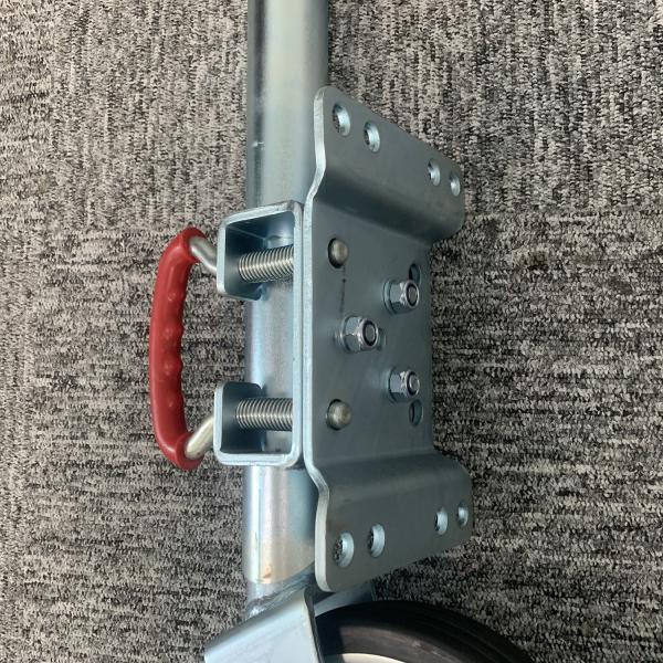 Steel Replacement Trailer Jockey Wheel Top Wind 240mm Lifting 8 Inch